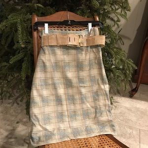 Belted Antonio Melani pencil skirt wtih belt